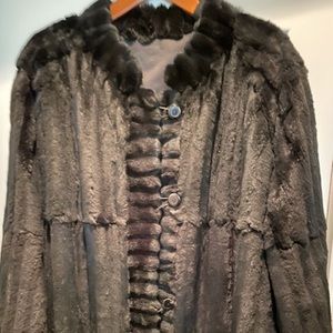 Brown Full Length Mink Coat